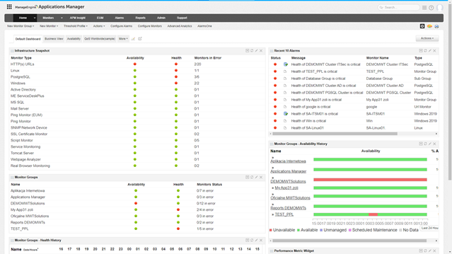 Screenshot Applications Manager