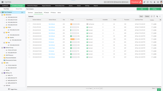 Screenshot IP manager