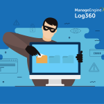 Banner audyt ataków PowerShell Log360 od ManageEngine