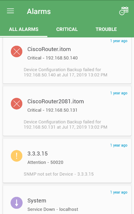 Ustawienia alarmów w aplikacji NetFlow Analyzer