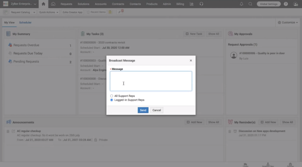 Aktualizacja SupportCenter Plus 11