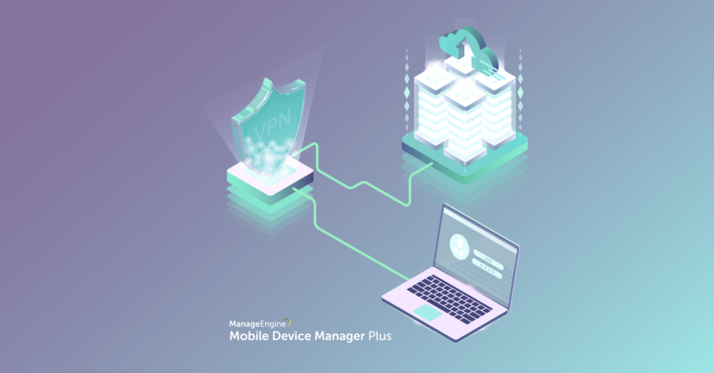 VPN a bezpieczeństwo danych podczas pracy zdalnej - Mobile Device Manager Plus