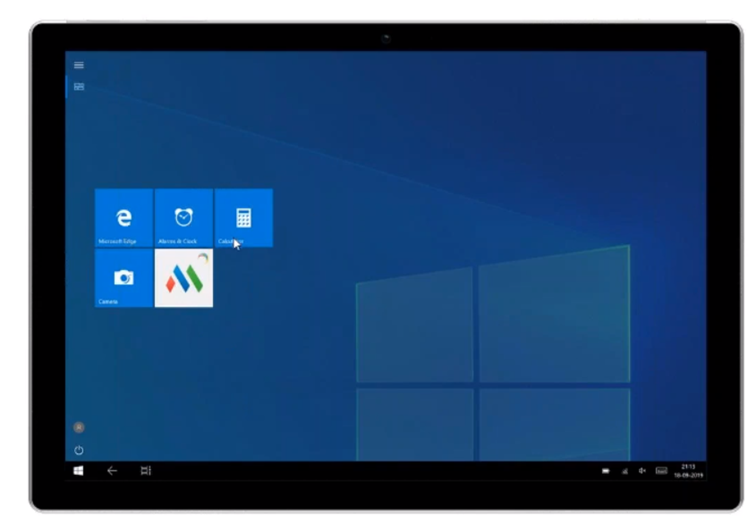 Screen pulpitu z wybranymi funkcjonalnościami Mobile Device Manager Plus