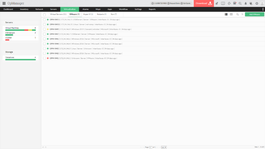 Wyszukiwanie w OpManager